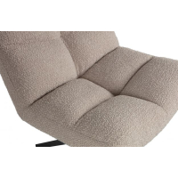 WOOOD Vinny Bouclé Fauteuil Zand